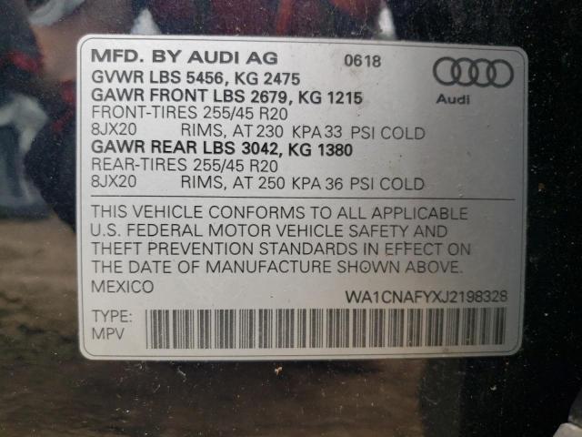 WA1CNAFYXJ2198328 - 2018 AUDI Q5 PRESTIGE 蓝色 照片 12