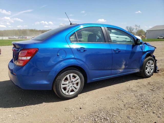 1G1JB5SH6H4136290 - 2017 CHEVROLET SONIC LS 蓝色 照片 3