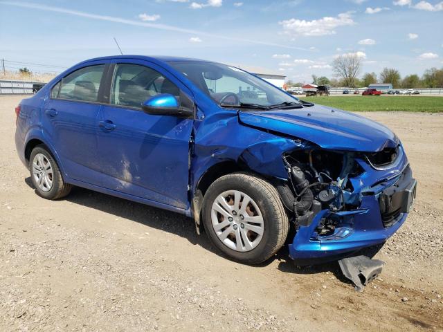 1G1JB5SH6H4136290 - 2017 CHEVROLET SONIC LS 蓝色 照片 4