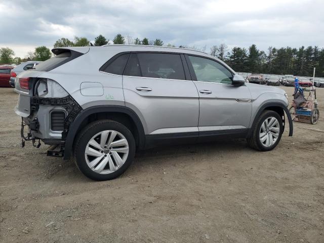 1V2KE2CA5MC205519 - 2021 VOLKSWAGEN ATLAS CROS SE SILVER photo 3