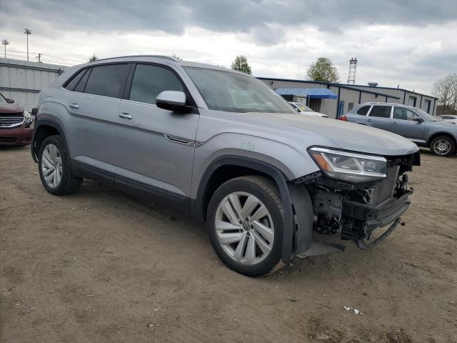 1V2KE2CA5MC205519 - 2021 VOLKSWAGEN ATLAS CROS SE SILVER photo 4