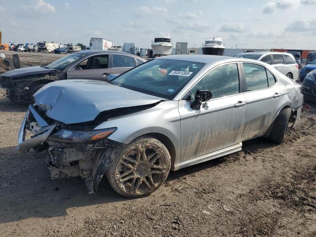 4T1G11BK6RU108737 - 2024 TOYOTA CAMRY SE NIGHT SHADE SILVER photo 1