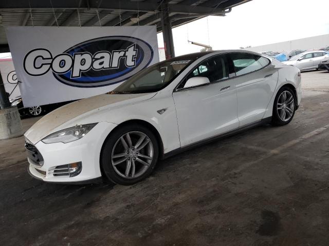 5YJSA1CN1DFP14049 - 2013 TESLA MODEL S თეთრი ფოტო 1