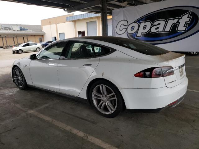 5YJSA1CN1DFP14049 - 2013 TESLA MODEL S თეთრი ფოტო 2