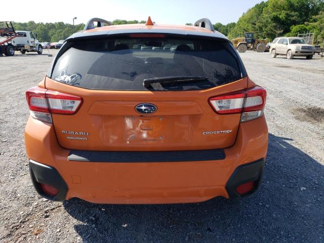 JF2GTADC8JH230051 - 2018 SUBARU CROSSTREK PREMIUM ORANGE photo 6