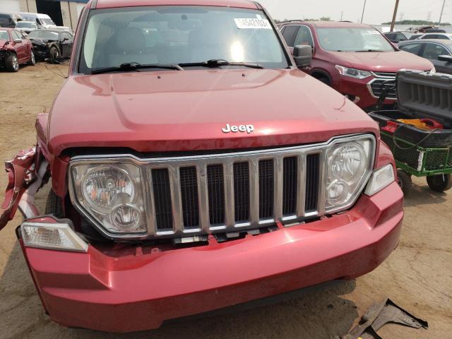 1J4PN5GK3AW171404 - 2010 JEEP LIBERTY LIMITED RED photo 5