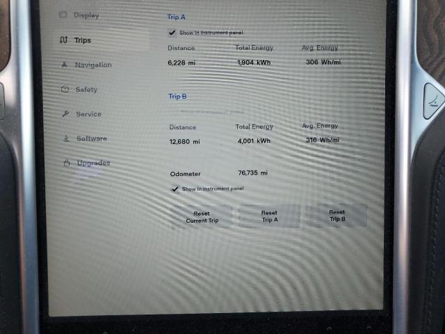 5YJSA1E26GF171286 - 2016 TESLA MODEL S თეთრი ფოტო 9