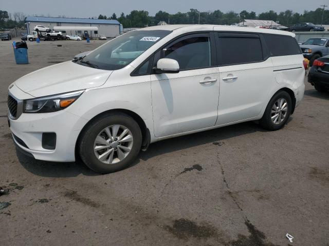 KNDMA5C14G6149745 - 2016 KIA SEDONA L WHITE photo 1