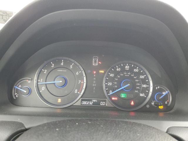 5J6TF2H51CL011786 - 2012 HONDA CROSSTOUR EXL BLACK photo 9