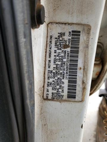 1Y1SK5263TZ033667 - 1996 GEO PRIZM BASE WHITE photo 12