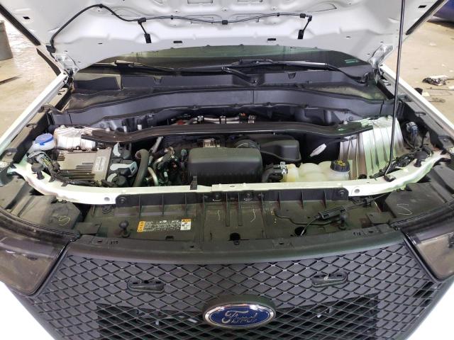 1FM5K8AB8LGB66059 - 2020 FORD EXPLORER POLICE INTERCEPTOR 白色 照片 12