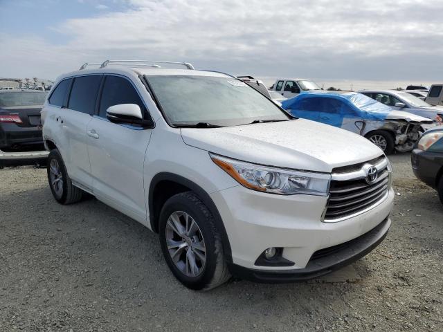 5TDKKRFH4FS065332 - 2015 TOYOTA HIGHLANDER XLE Krem foto 4