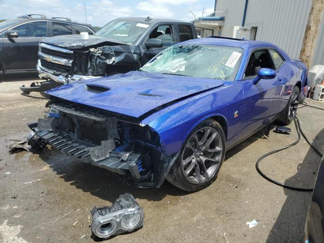 2C3CDZFJ7LH103684 - 2020 DODGE CHALLENGER R/T SCAT PACK BLUE photo 2