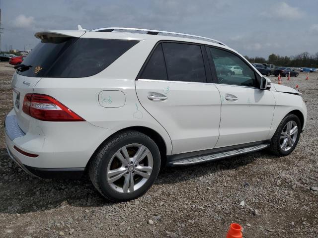 4JGDA5HB2EA373152 - 2014 MERCEDES-BENZ ML 350 4MATIC WHITE photo 3