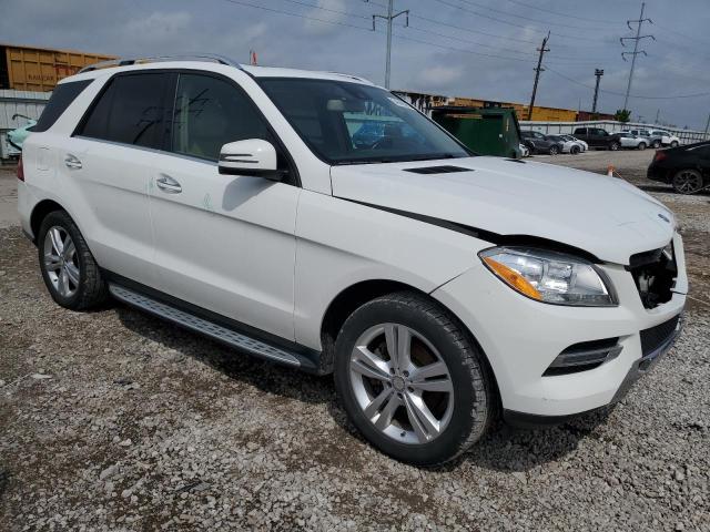 4JGDA5HB2EA373152 - 2014 MERCEDES-BENZ ML 350 4MATIC WHITE photo 4