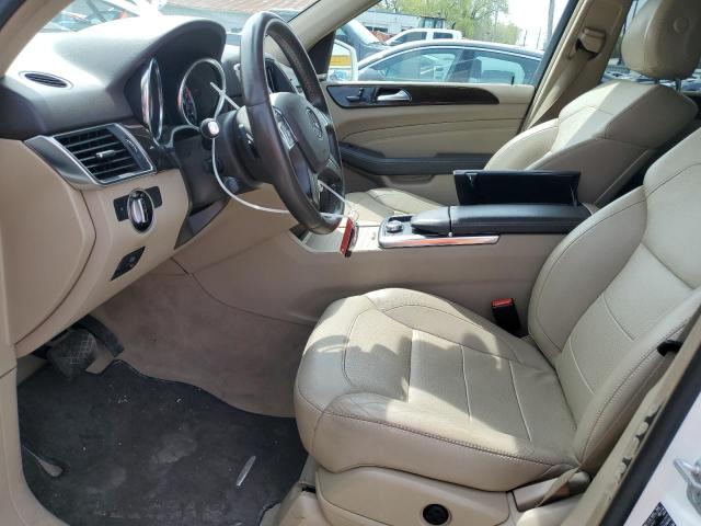 4JGDA5HB2EA373152 - 2014 MERCEDES-BENZ ML 350 4MATIC WHITE photo 7