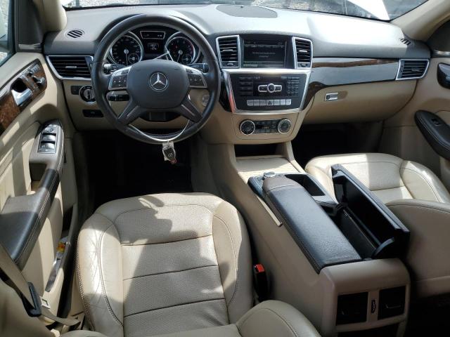 4JGDA5HB2EA373152 - 2014 MERCEDES-BENZ ML 350 4MATIC WHITE photo 8