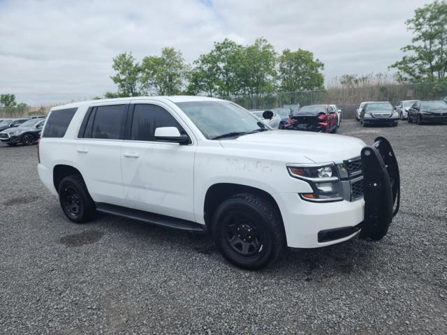 1GNSKDEC9JR361552 - 2018 CHEVROLET TAHOE POLICE WHITE photo 3