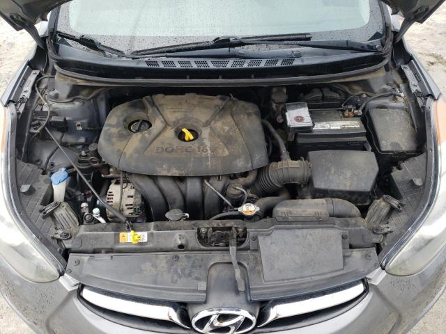 5NPDH4AE6DH294668 - 2013 HYUNDAI ELANTRA GLS GRAY photo 11