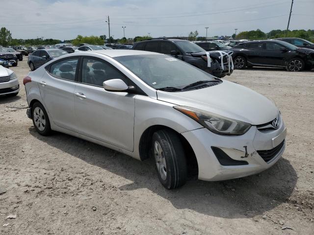 5NPDH4AE5GH738871 - 2016 HYUNDAI ELANTRA SE SILVER photo 4