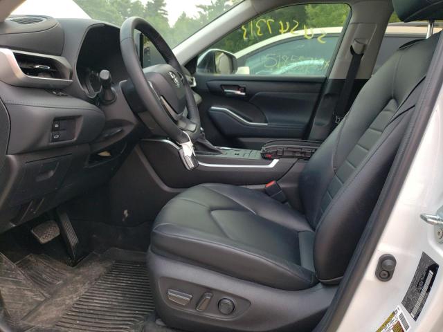 5TDHZRBH1NS205959 - 2022 TOYOTA HIGHLANDER XLE Weiß Foto 7