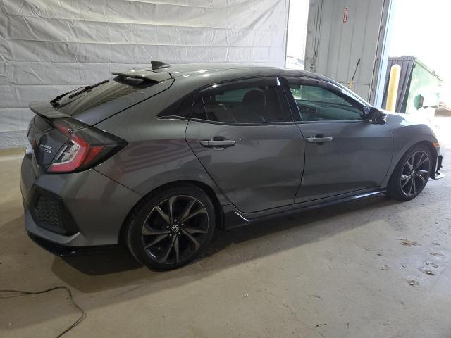 SHHFK7H97HU422312 - 2017 HONDA CIVIC SPORT TOURING GRAY photo 3