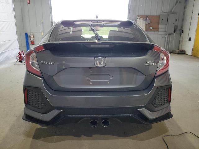 SHHFK7H97HU422312 - 2017 HONDA CIVIC SPORT TOURING GRAY photo 6