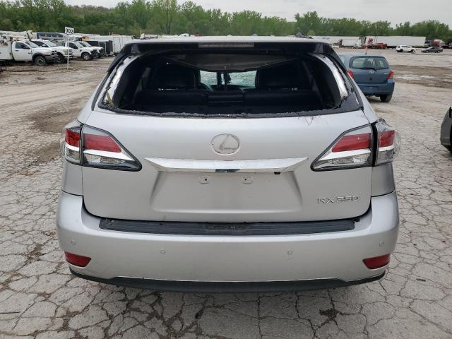 2T2BK1BA9DC167852 - 2013 LEXUS RX 350 BASE SILVER photo 6