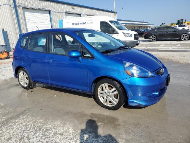 JHMGD38637S049381 - 2007 HONDA FIT S 蓝色 照片 4