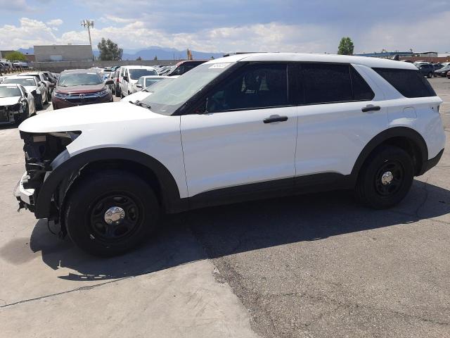 1FM5K8AB0MGA72906 - 2021 FORD EXPLORER POLICE INTERCEPTOR WHITE photo 1