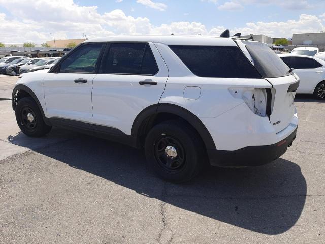 1FM5K8AB0MGA72906 - 2021 FORD EXPLORER POLICE INTERCEPTOR WHITE photo 2
