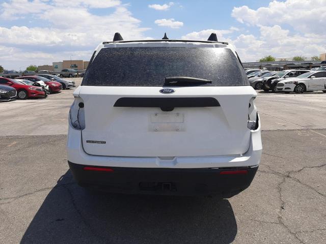 1FM5K8AB0MGA72906 - 2021 FORD EXPLORER POLICE INTERCEPTOR WHITE photo 6