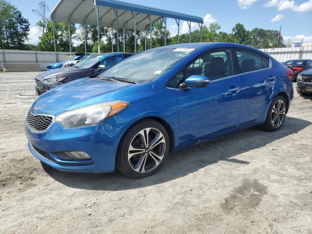 KNAFZ4A87F5355512 - 2015 KIA FORTE EX BLUE photo 1