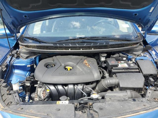 KNAFZ4A87F5355512 - 2015 KIA FORTE EX BLUE photo 11