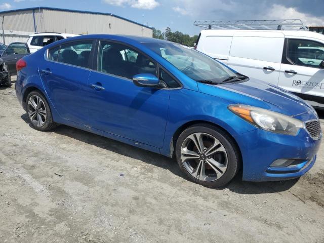KNAFZ4A87F5355512 - 2015 KIA FORTE EX BLUE photo 4