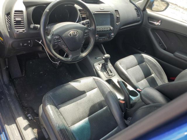 KNAFZ4A87F5355512 - 2015 KIA FORTE EX BLUE photo 8