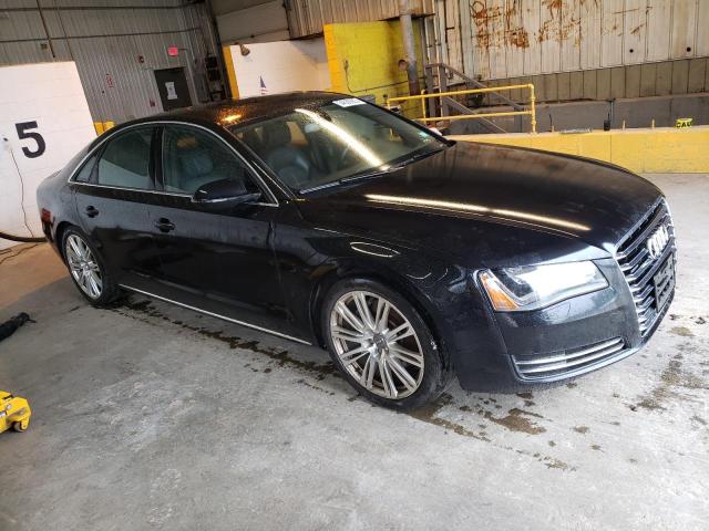 WAUAGAFD3DN012410 - 2013 AUDI A8 QUATTRO BLACK photo 4