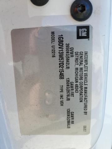 1GBDV13W57D215468 - 2007 CHEVROLET UPLANDER INCOMPLETE WHITE photo 13