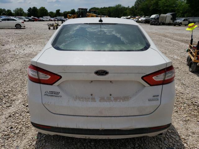 3FA6P0HR9DR262720 - 2013 FORD FUSION SE WHITE photo 6