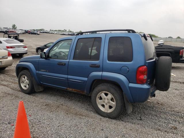 1J4GL58K03W718216 - 2003 JEEP LIBERTY LIMITED BLUE photo 2