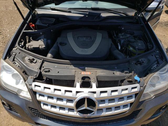 4JGBB8GB9AA577433 - 2010 MERCEDES-BENZ ML 350 4MATIC GRAY photo 11