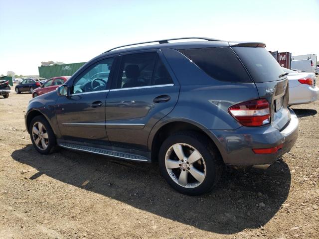 4JGBB8GB9AA577433 - 2010 MERCEDES-BENZ ML 350 4MATIC GRAY photo 2