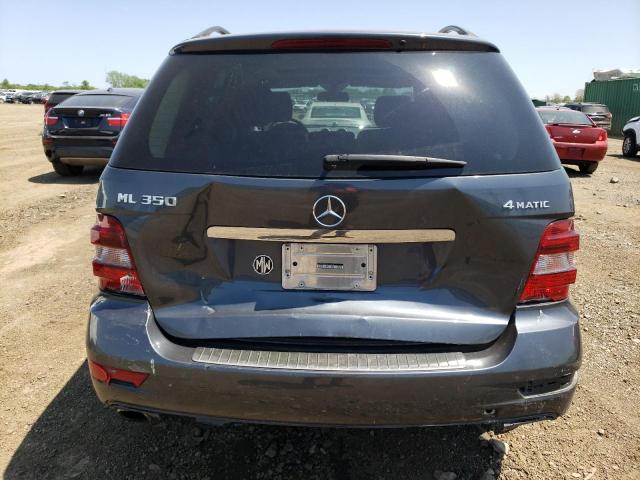 4JGBB8GB9AA577433 - 2010 MERCEDES-BENZ ML 350 4MATIC GRAY photo 6