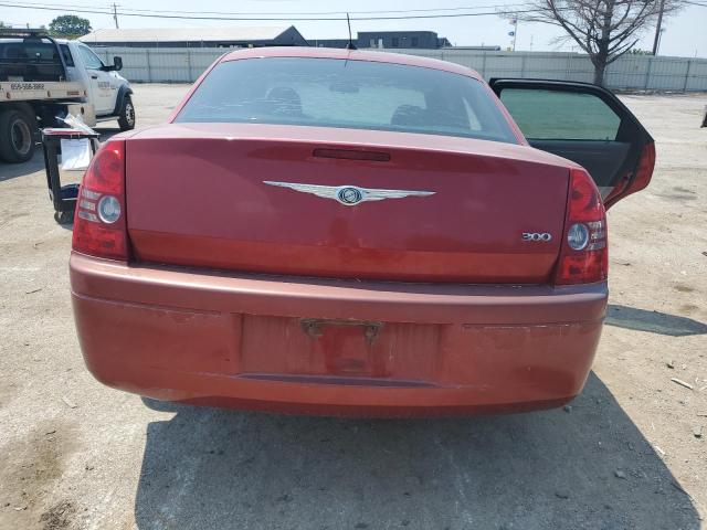 2C3KA43R58H126230 - 2008 CHRYSLER 300 LX RED photo 6