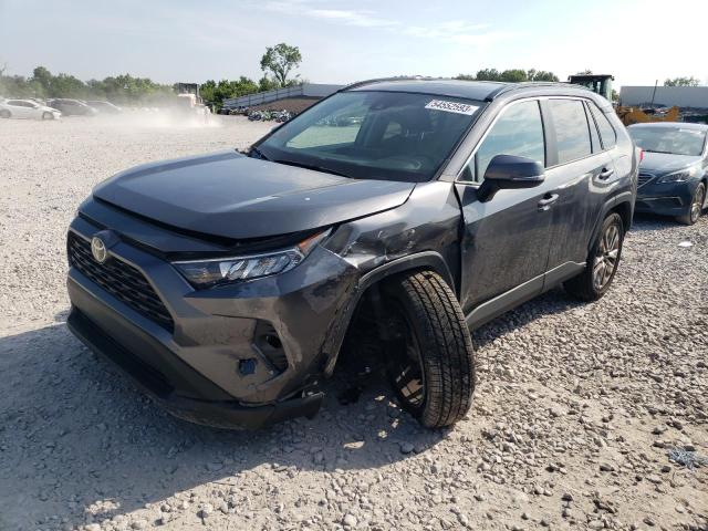 2T3C1RFV9MC172757 - 2021 TOYOTA RAV4 XLE PREMIUM GRAY photo 1