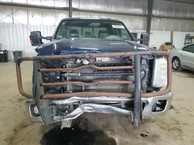 1FT8W3BT0BEC85864 - 2011 FORD F350 SUPER DUTY BLUE photo 5