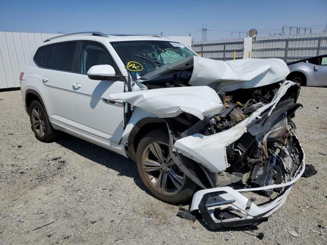 1V2RR2CA0KC517974 - 2019 VOLKSWAGEN ATLAS SEL WHITE photo 1