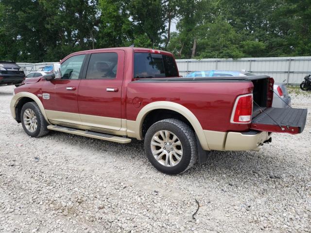 1C6RR7PT6ES183882 - 2014 RAM 1500 LONGHORN RED photo 2