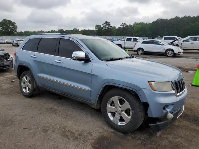1C4RJEBT8DC574245 - 2013 JEEP GRAND CHEROKEE LIMITED BLUE photo 4