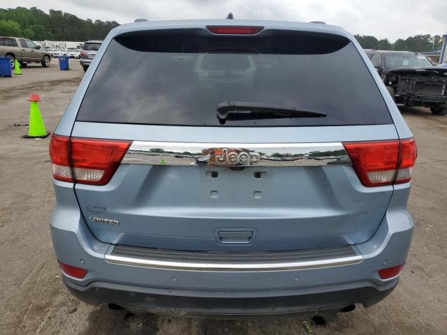 1C4RJEBT8DC574245 - 2013 JEEP GRAND CHEROKEE LIMITED BLUE photo 6
